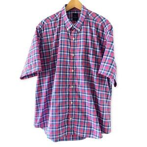 Tailorbyrd Collection Plaid Button Down Shirt XXL